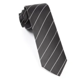 Bullet Gun Pencil Pinstripe Necktie