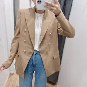 Buttoned Casual Blazer