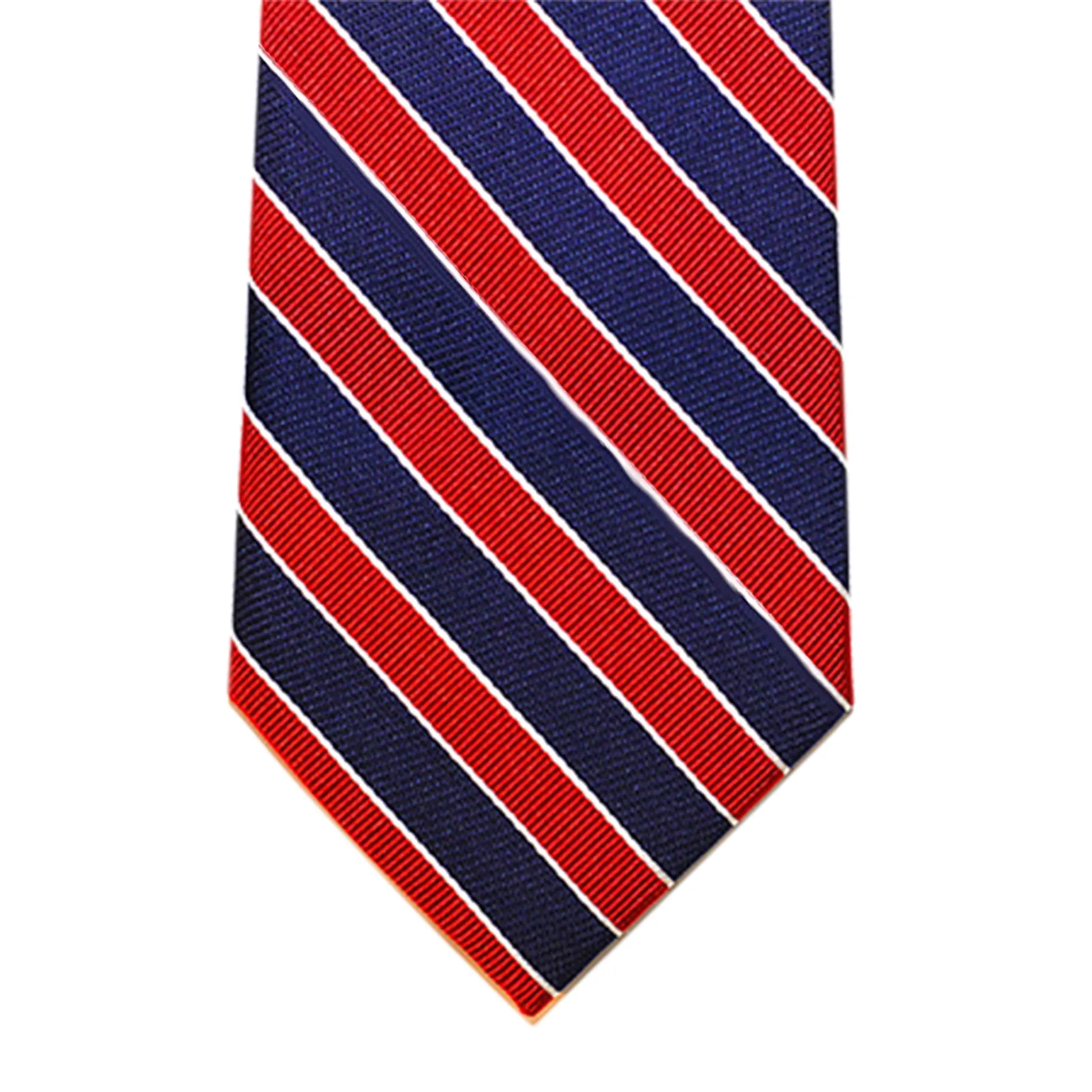 Canterbury Regimental Stripes Silk Tie, Navy / Red