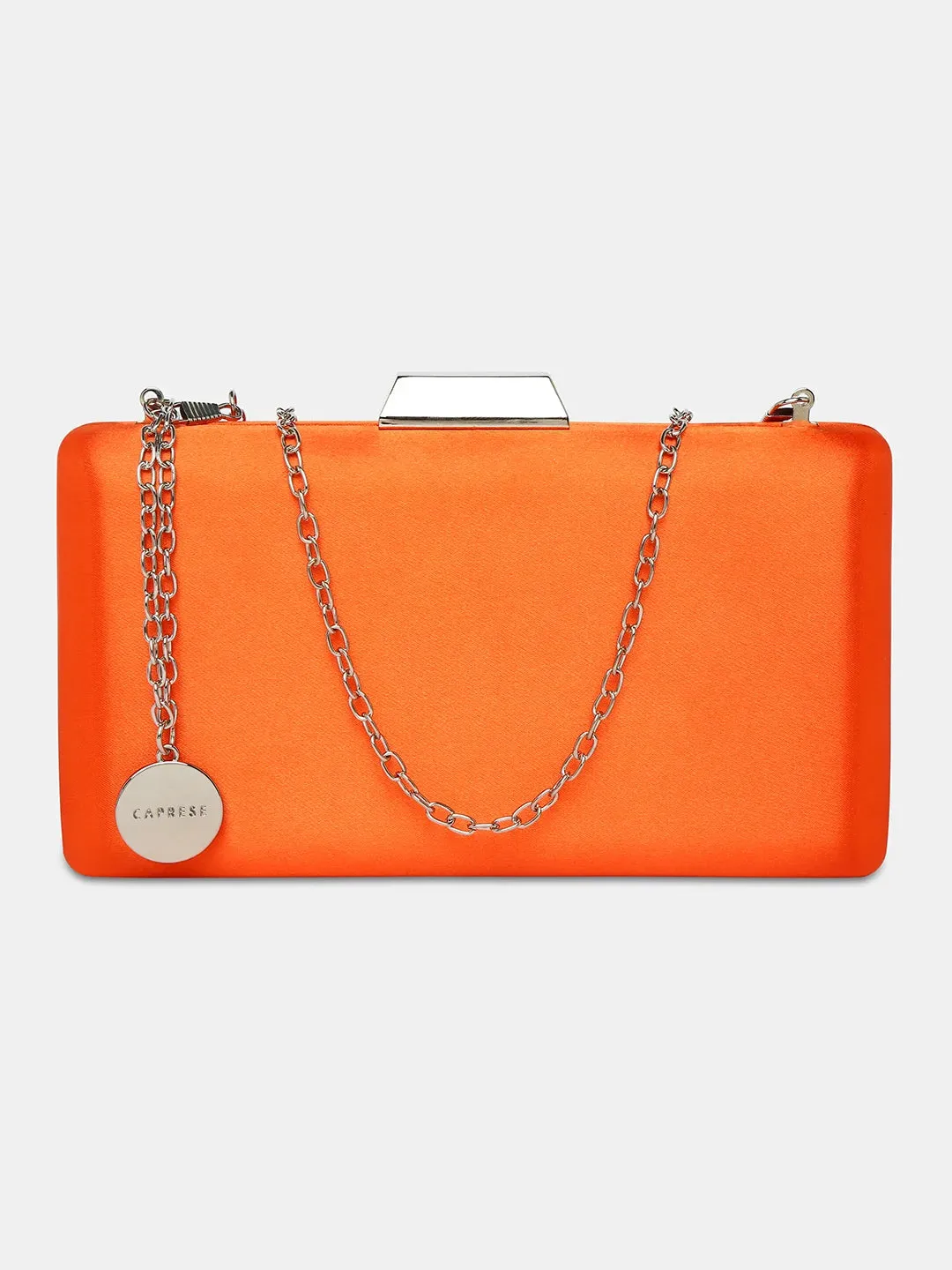 Caprese Hazel Bead Clutch Small Orange