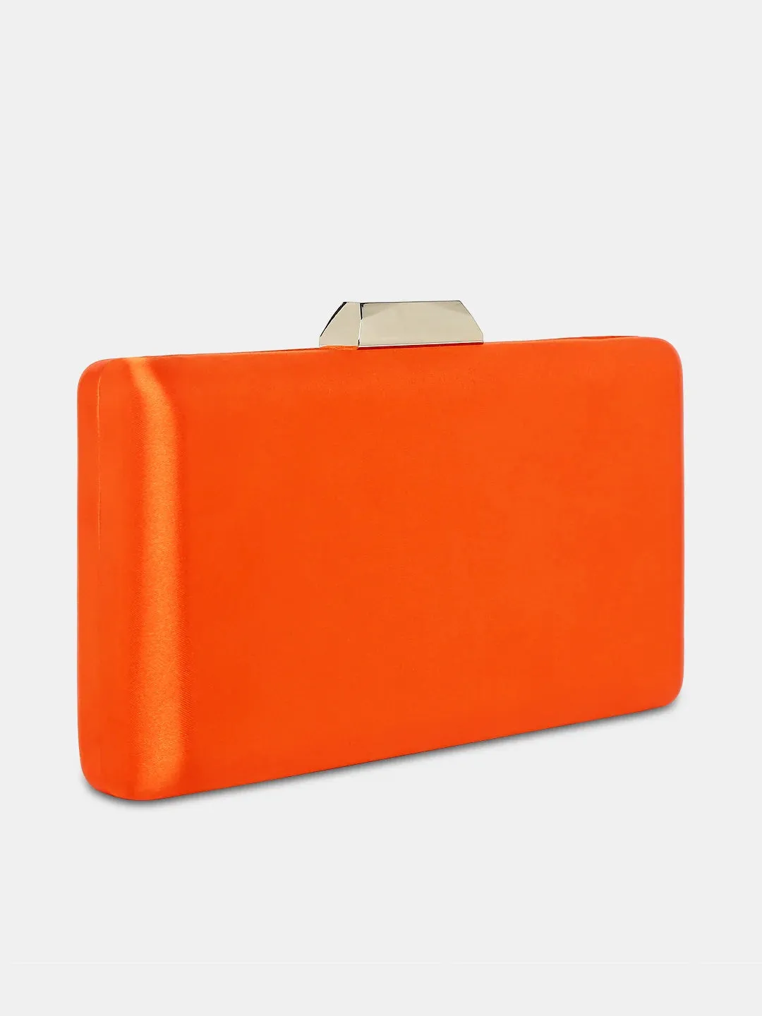 Caprese Hazel Bead Clutch Small Orange