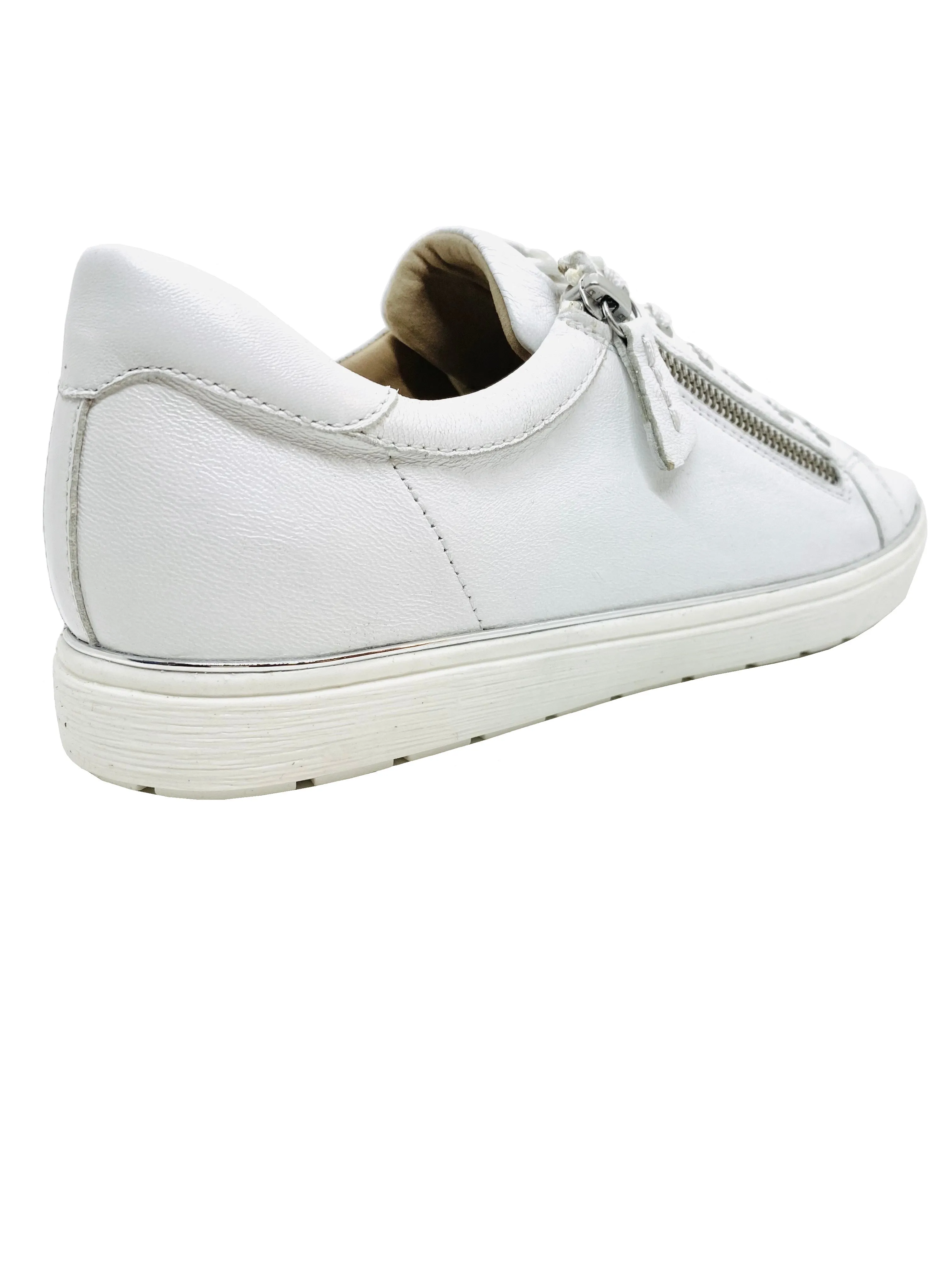 Caprice Ladies Soft White Sneaker