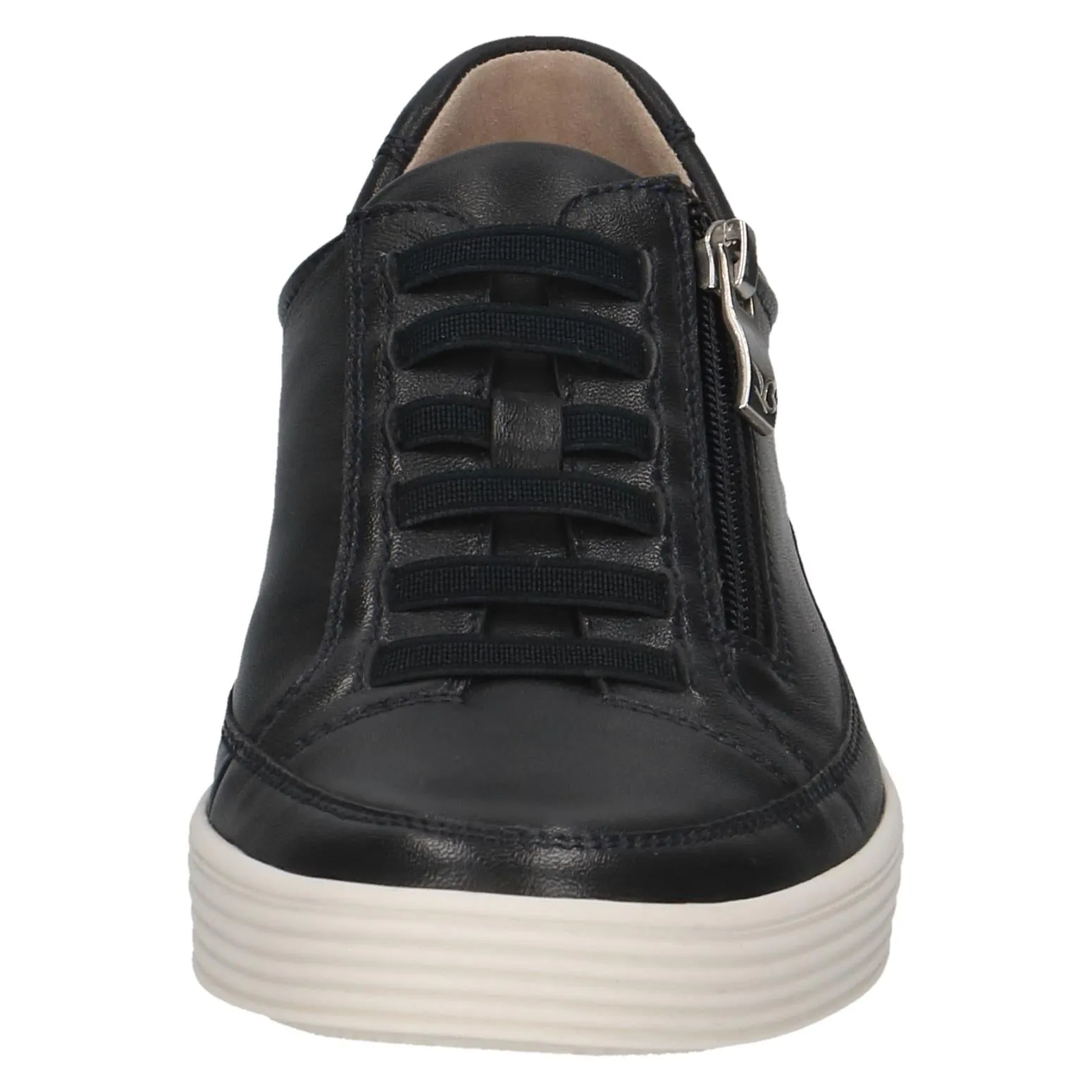 Caprice Ladies Zip And Elastic Front Sneaker