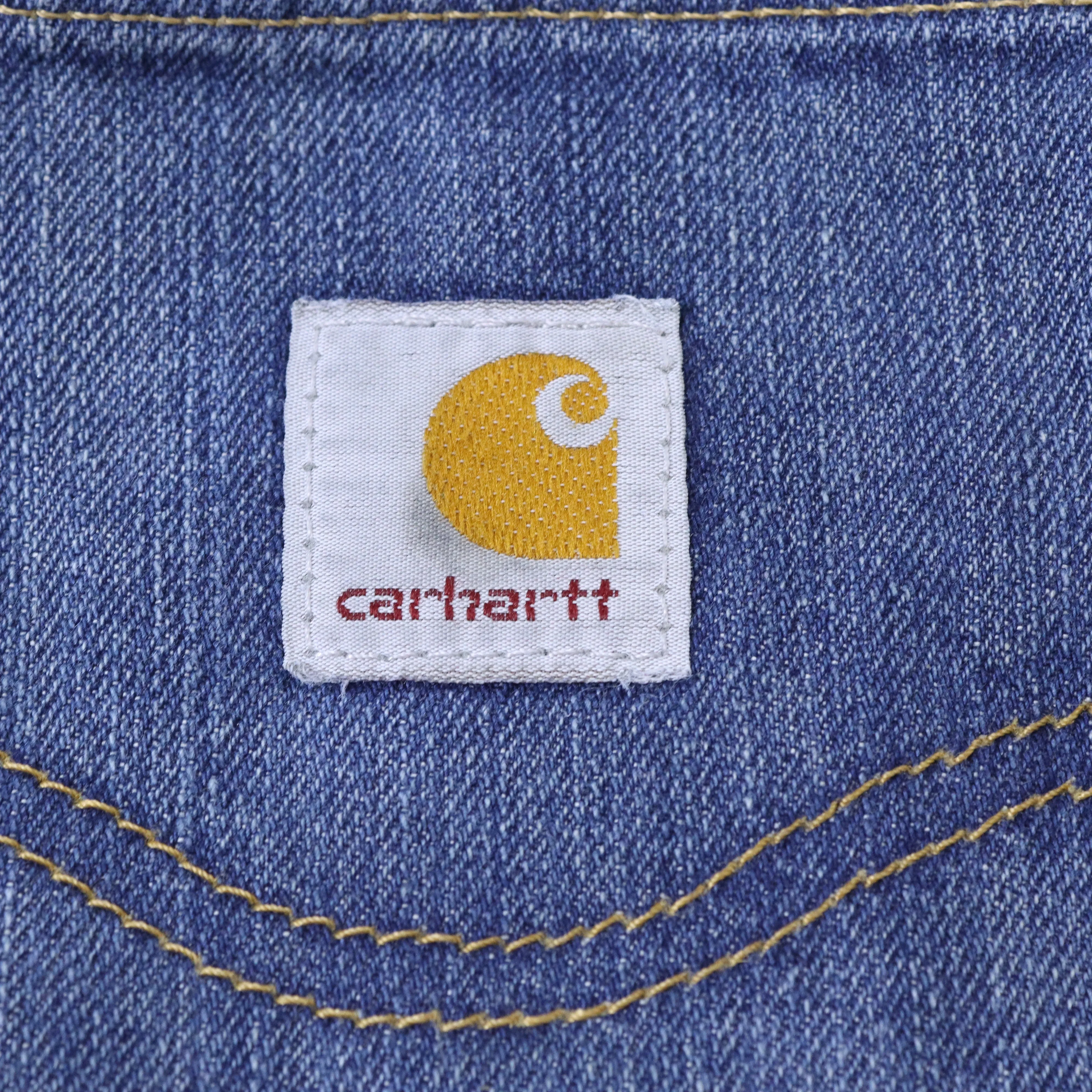 Carhartt Classic Distressed Blue Denim Jeans