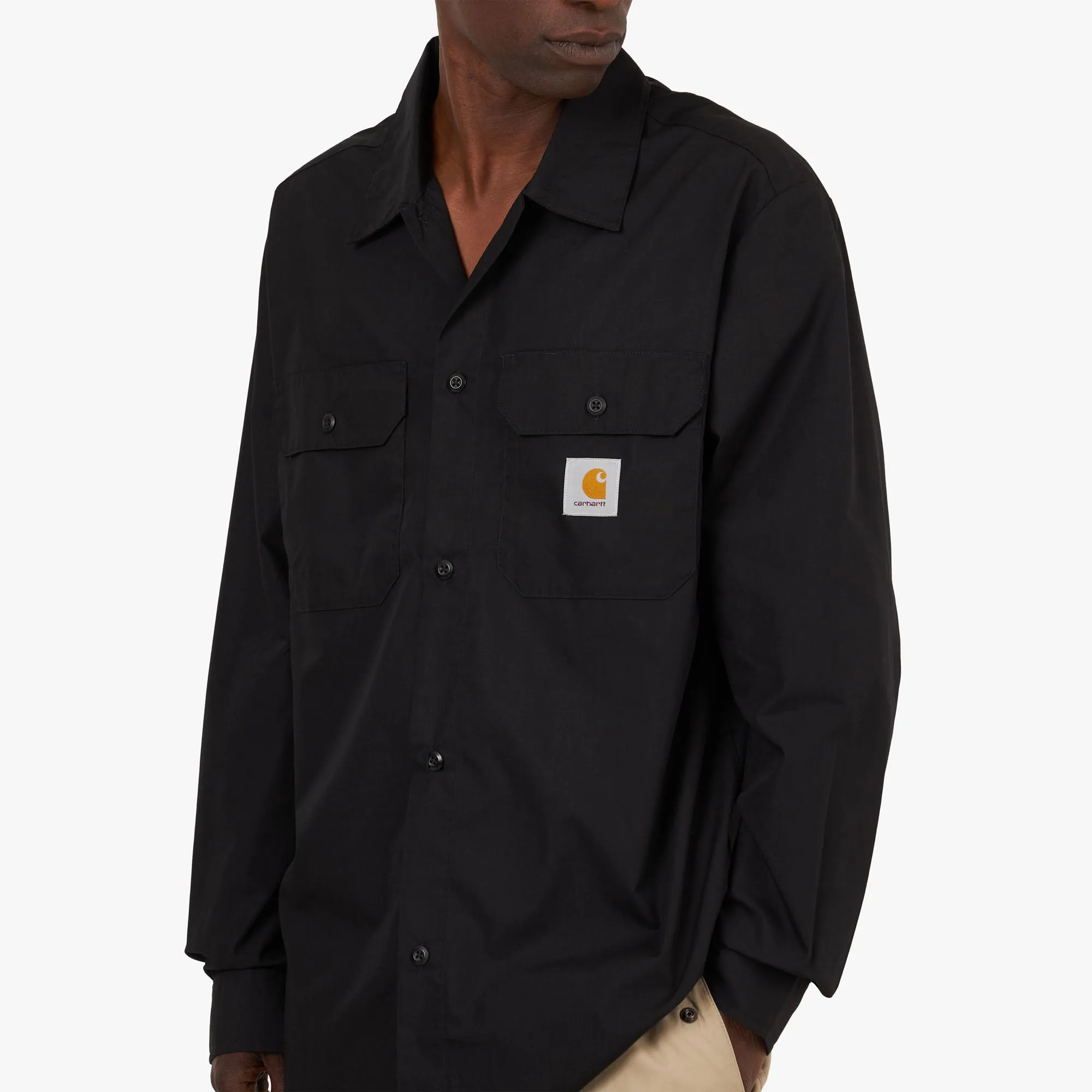 Carhartt WIP Craft Long Sleeve Shirt / Black