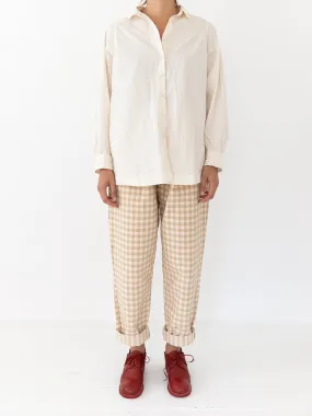 Casey Casey Verger Pant, Beige Double Check