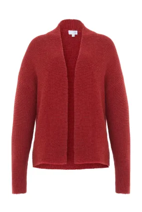 CASHMERE LINKS STITCH CARDIGAN