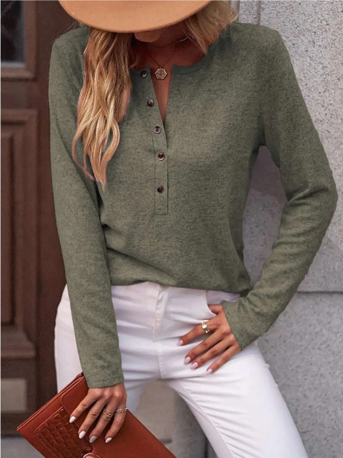 Cass Buttoned Long Sleeve