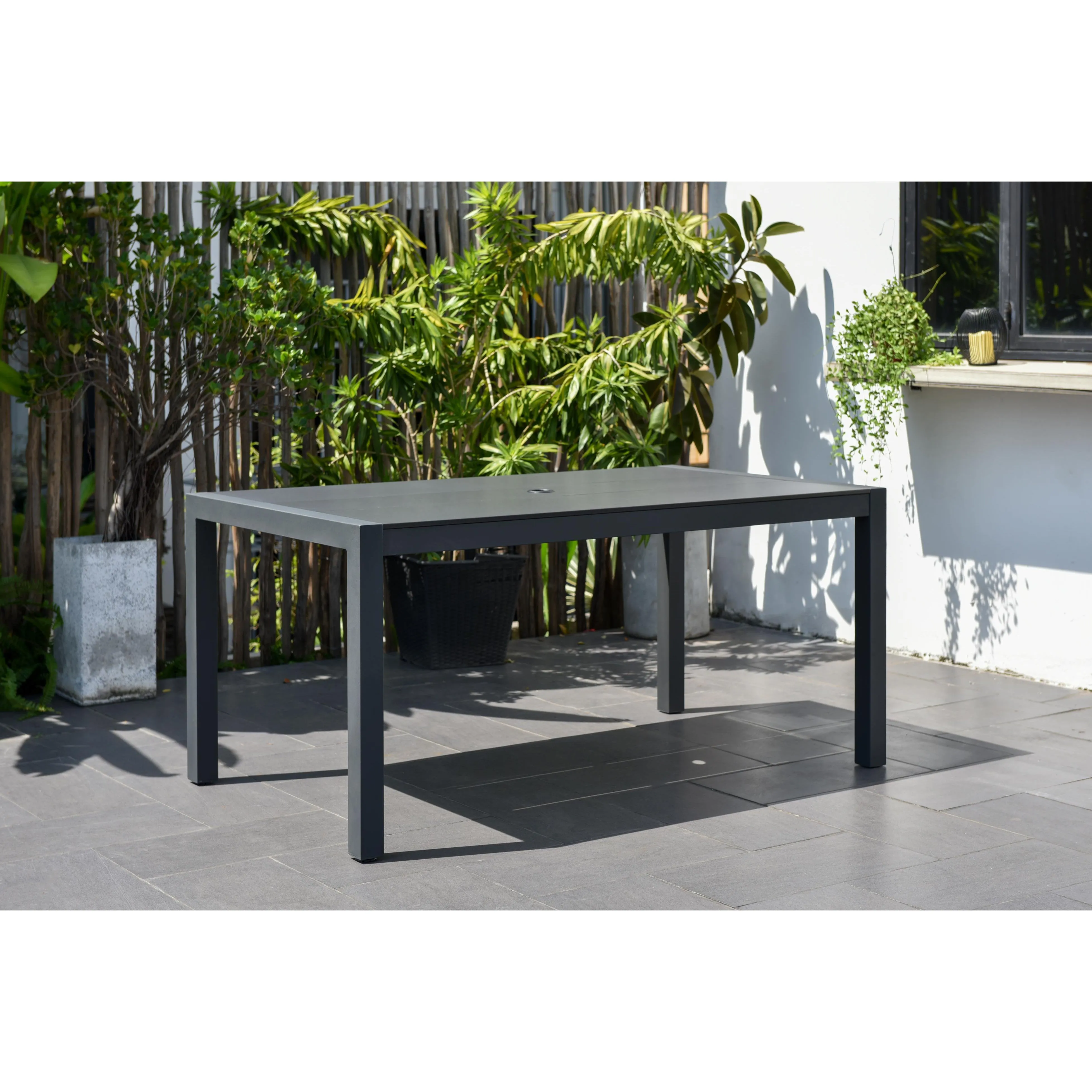 Catalina Grey 62" Outdoor Patio Table