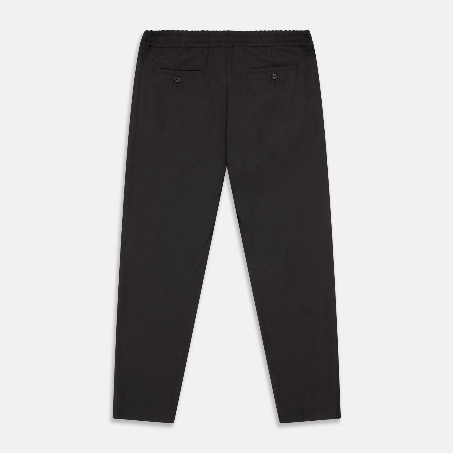 Charcoal Tailored Drawstring Trousers