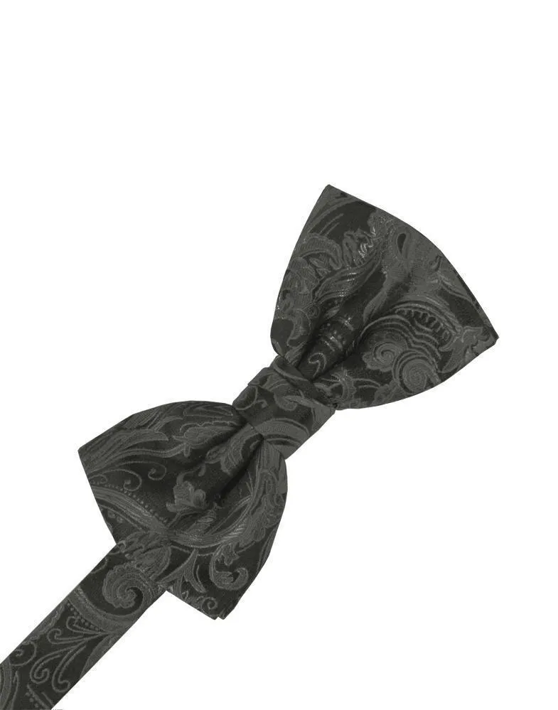 Charcoal Tapestry Bow Tie