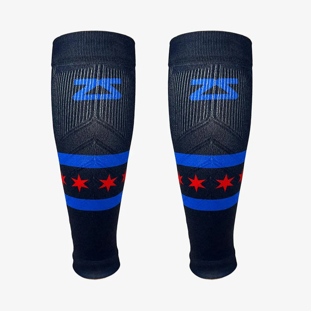 Chicago Flag Compression Leg Sleeves