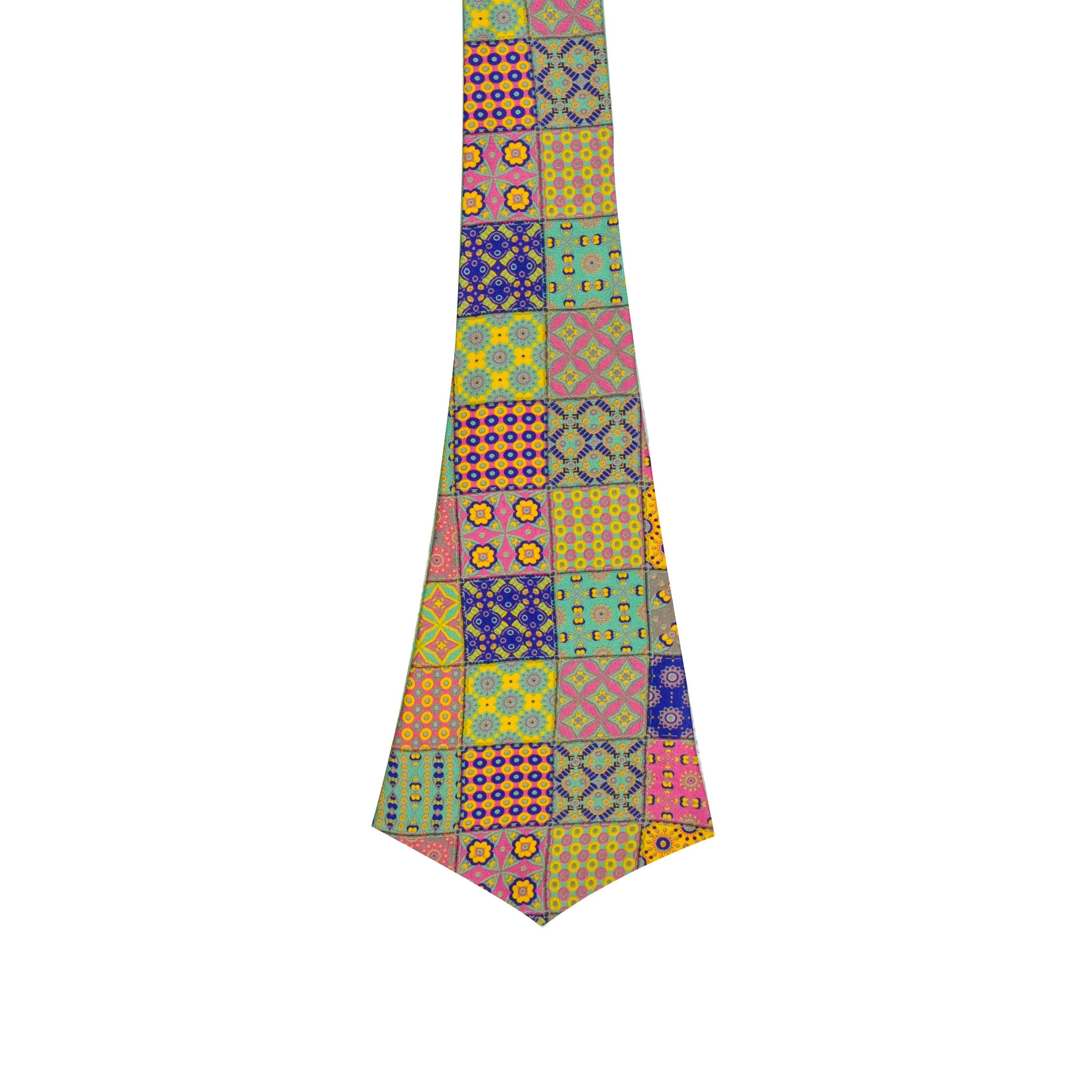 Chokore Geometric Multicolor Cravat