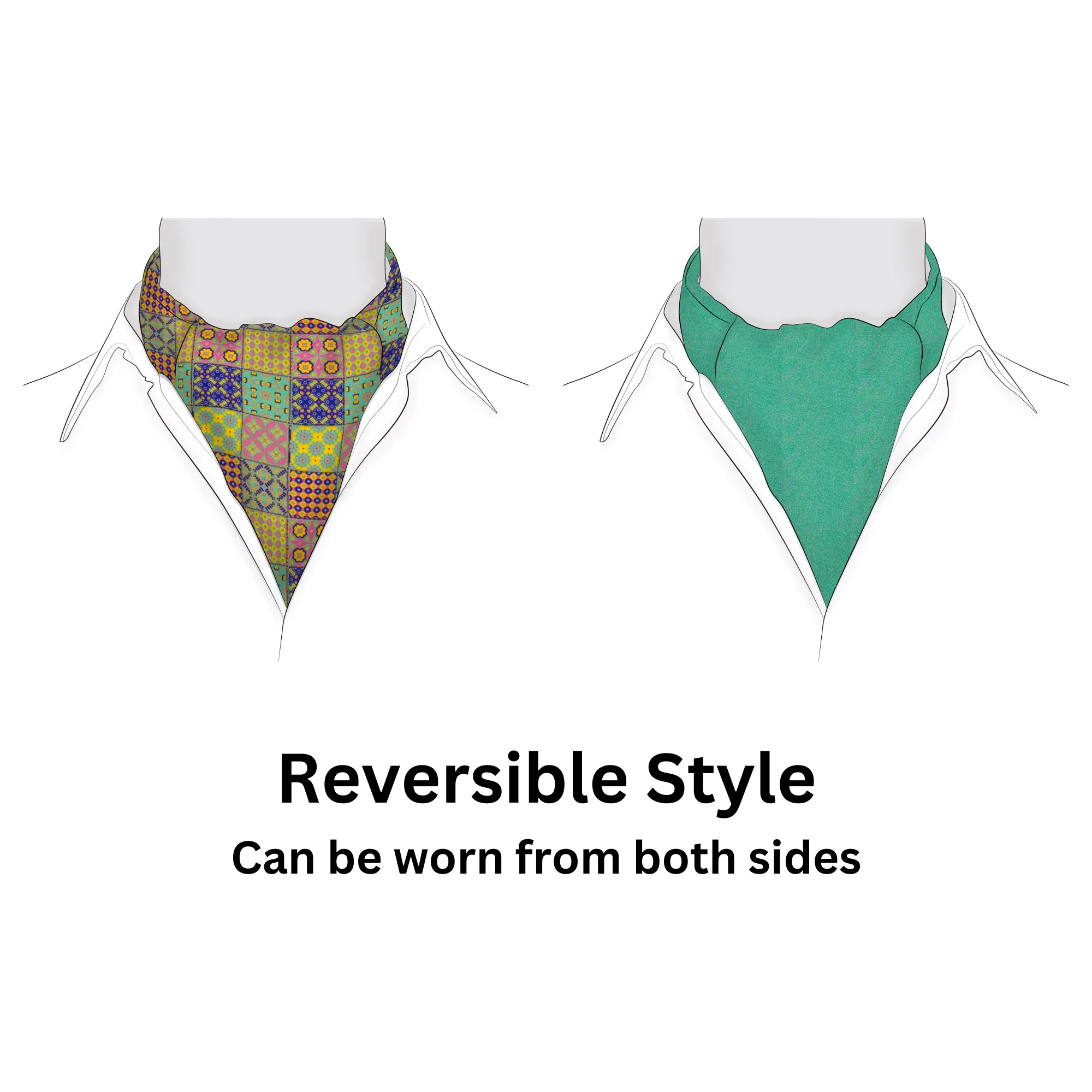 Chokore Geometric Multicolor Cravat