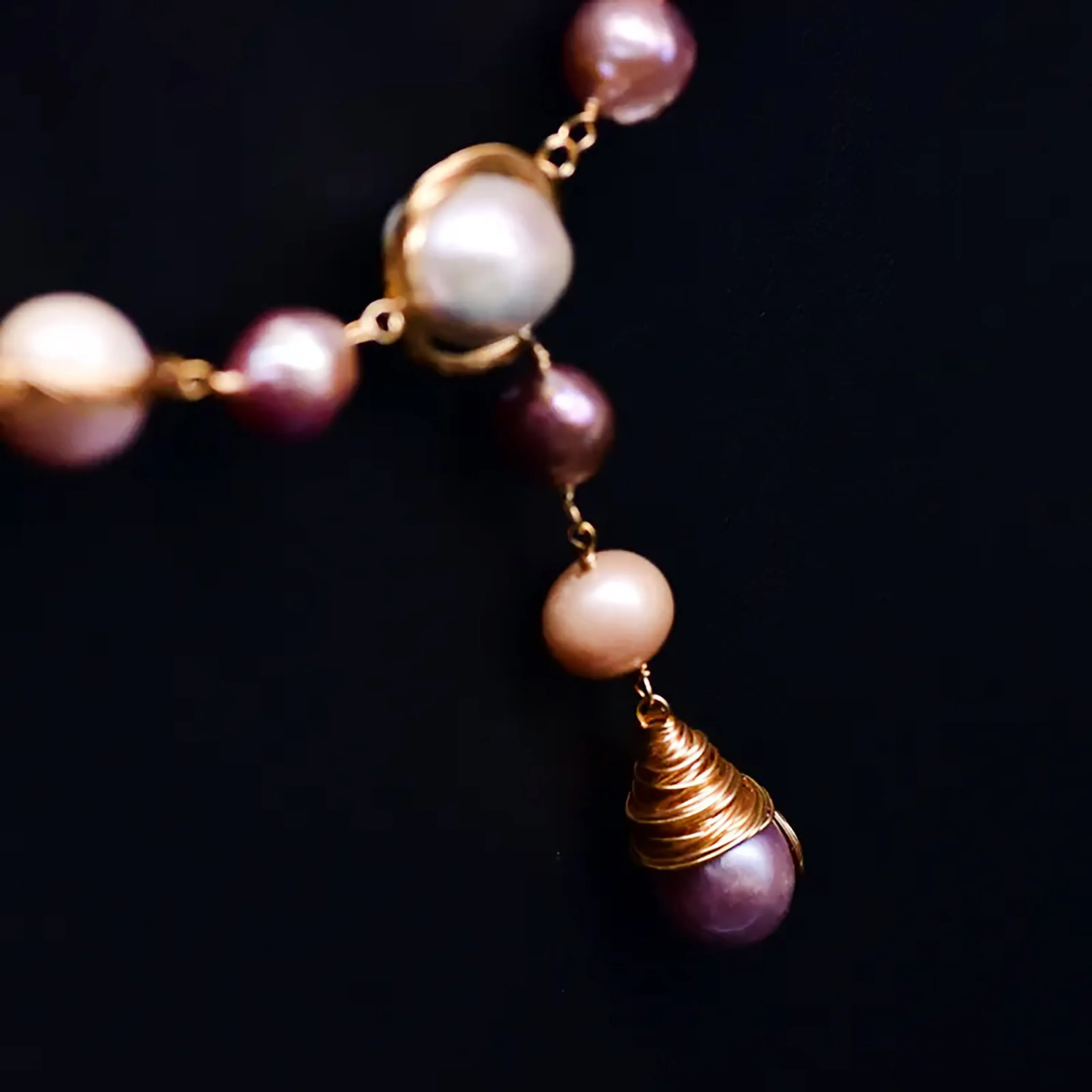 Chokore Multicolor Baroque Pearl Necklace