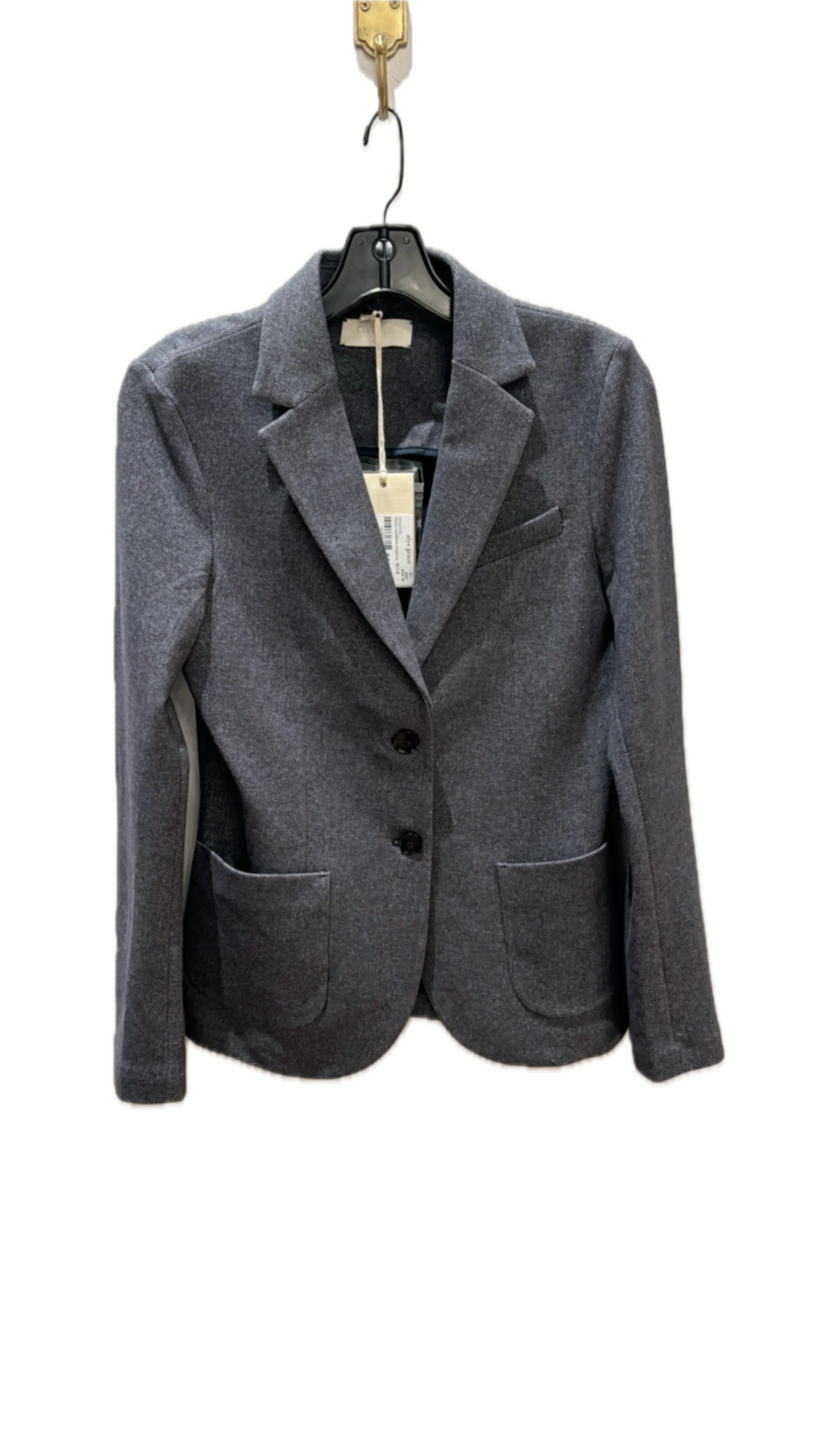 Circolo 1901 Herringbone Slim Fit Blazer in Blue