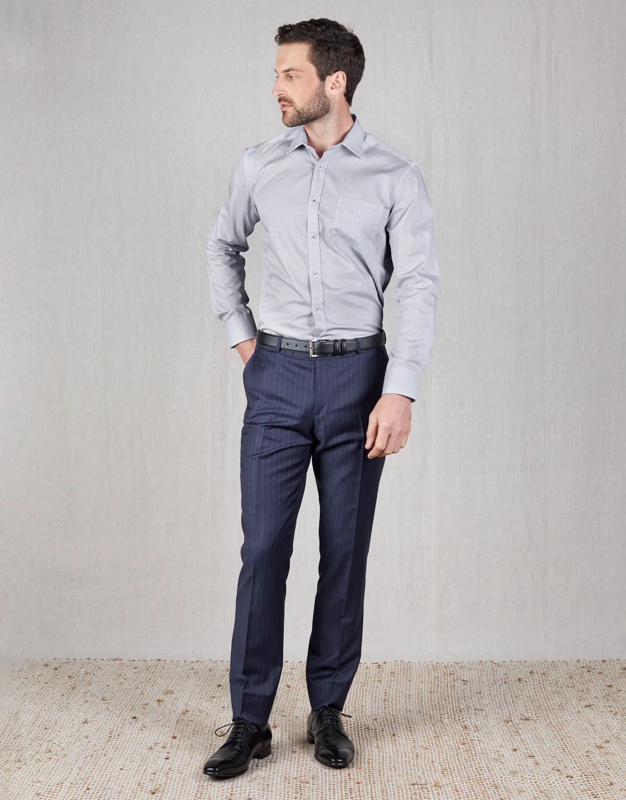 Cooper Navy Stripe Two Piece Suit