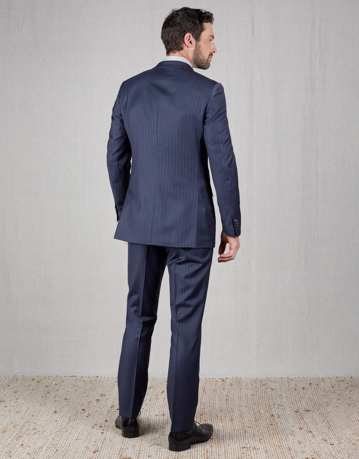 Cooper Navy Stripe Two Piece Suit