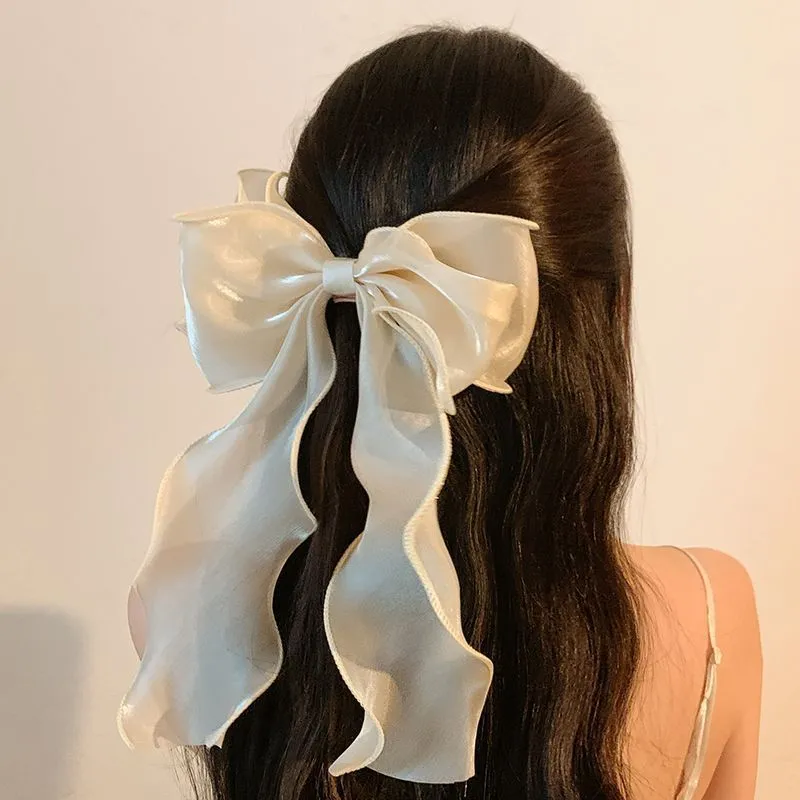 Coquette Large Ribbon Hair Pin