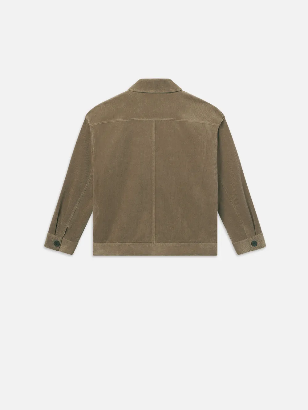 Corduroy Trucker Jacket -- Soft Mocha