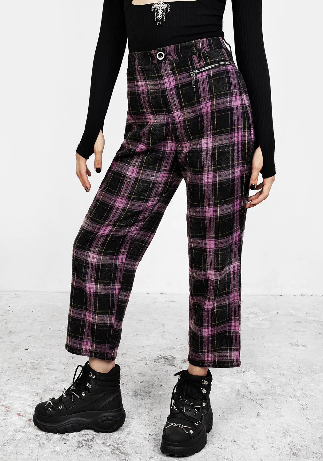 Crush Crop Trousers