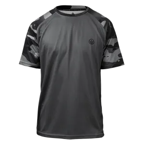 Dark Camo Short Sleeve MTB Jersey (Sleeves Only Design)