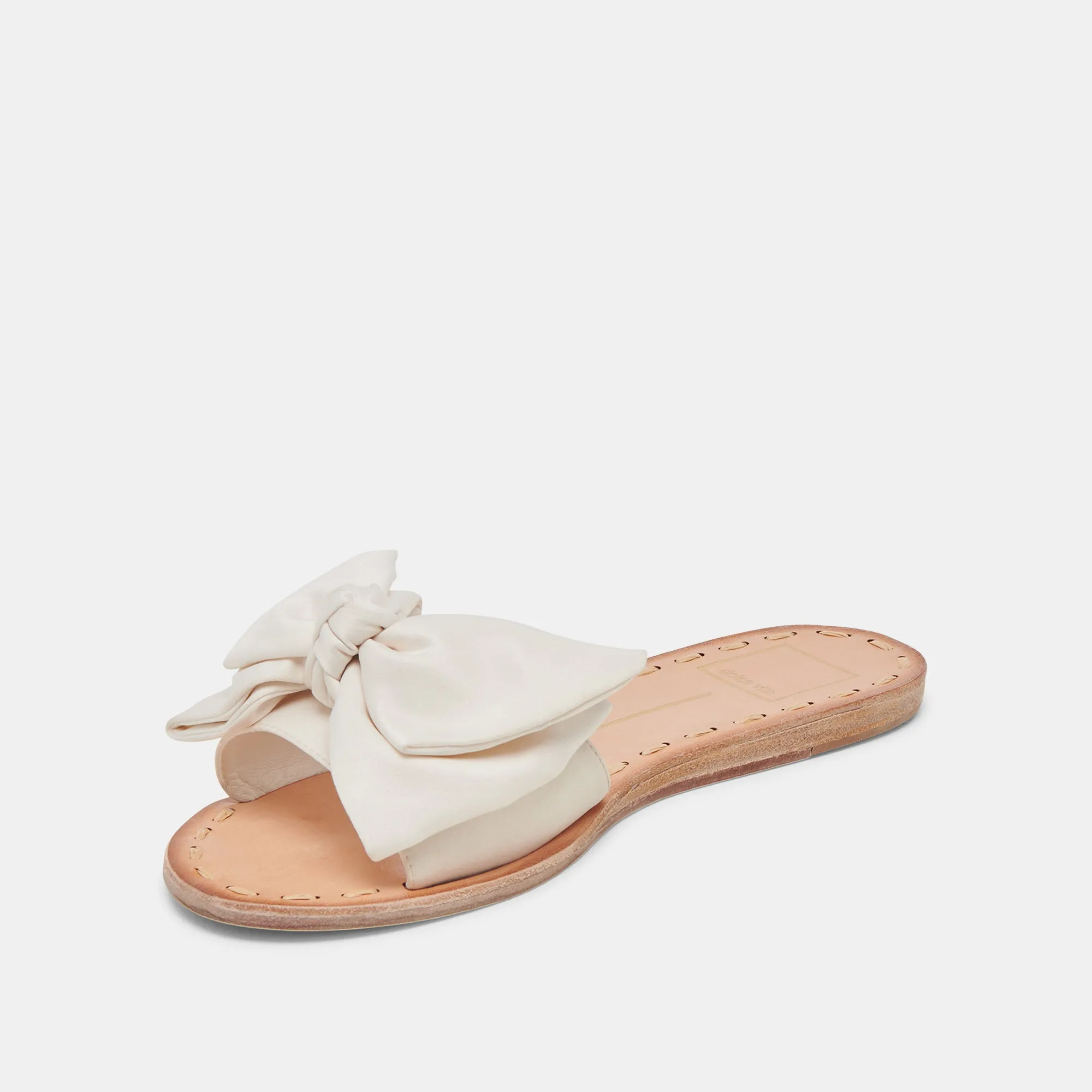 DARSEY SANDALS WHITE SATIN