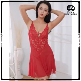 Deep V-Neck Babydoll Lingerie For Special