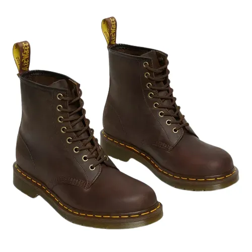 Dr.Martens 8 Eye Boots - 1460 - Brown Waxy