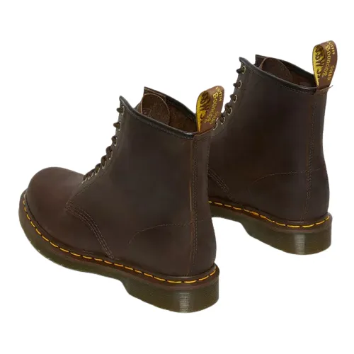 Dr.Martens 8 Eye Boots - 1460 - Brown Waxy