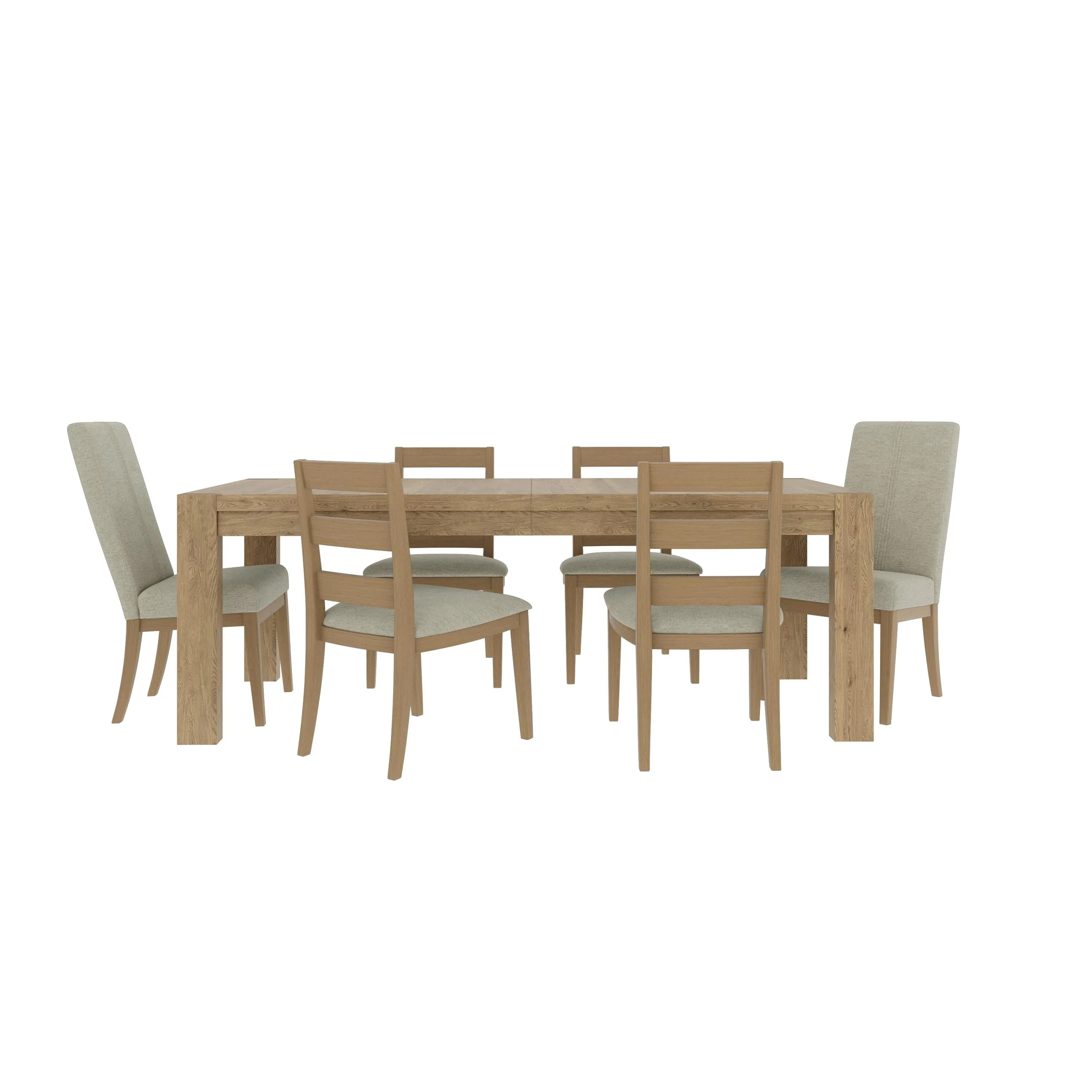 Dune 8-Pc Extendable 84-102" Dining Set