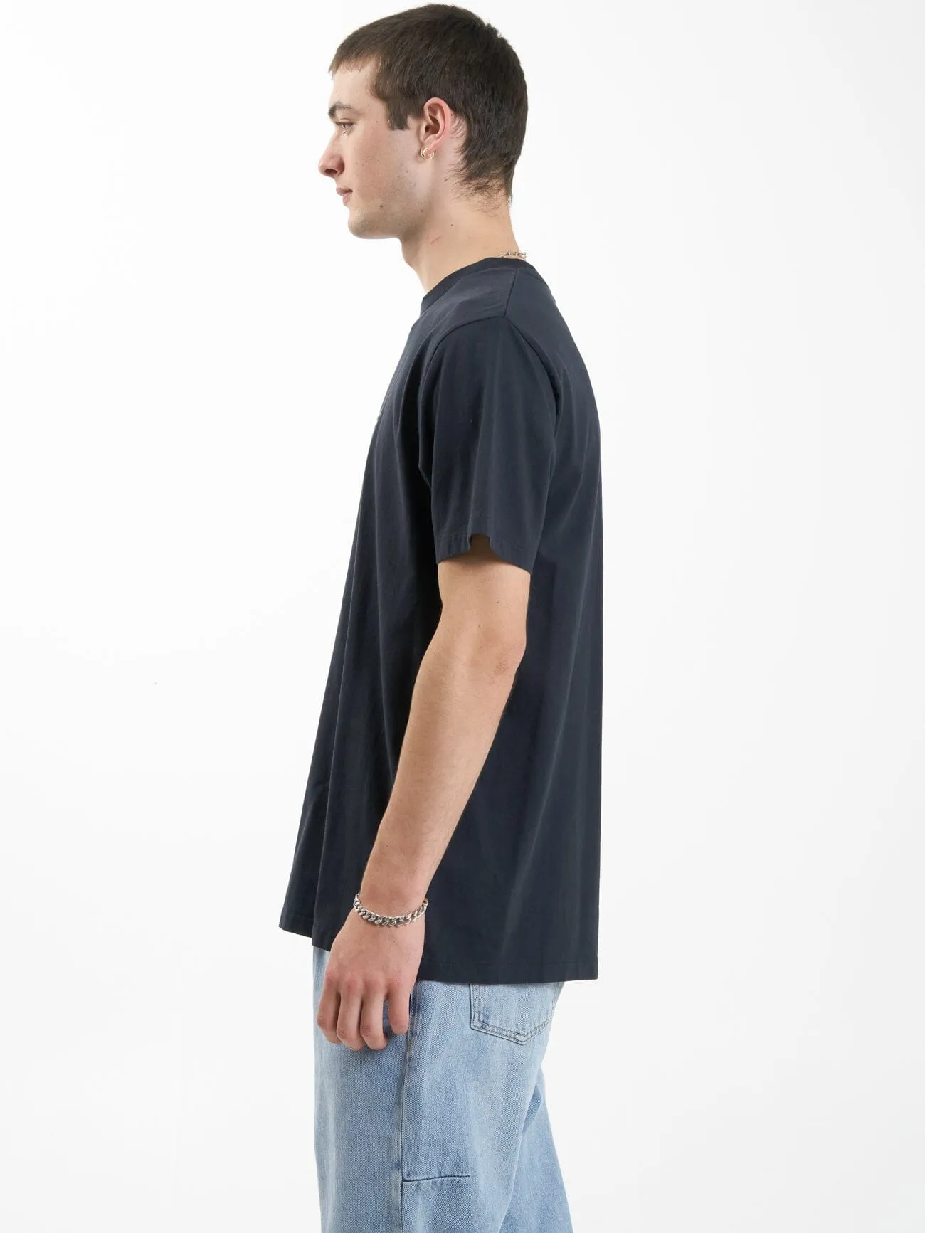 Easy Going Merch Fit Tee - Twilight Black