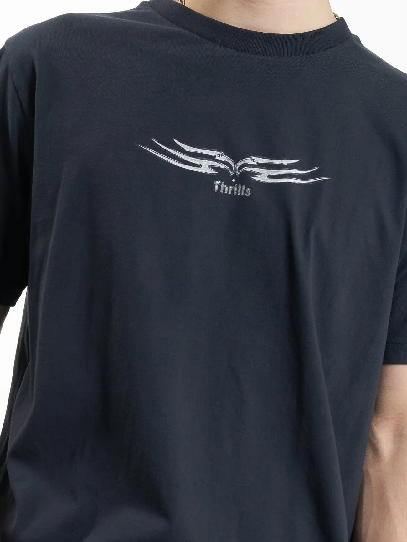 Easy Going Merch Fit Tee - Twilight Black