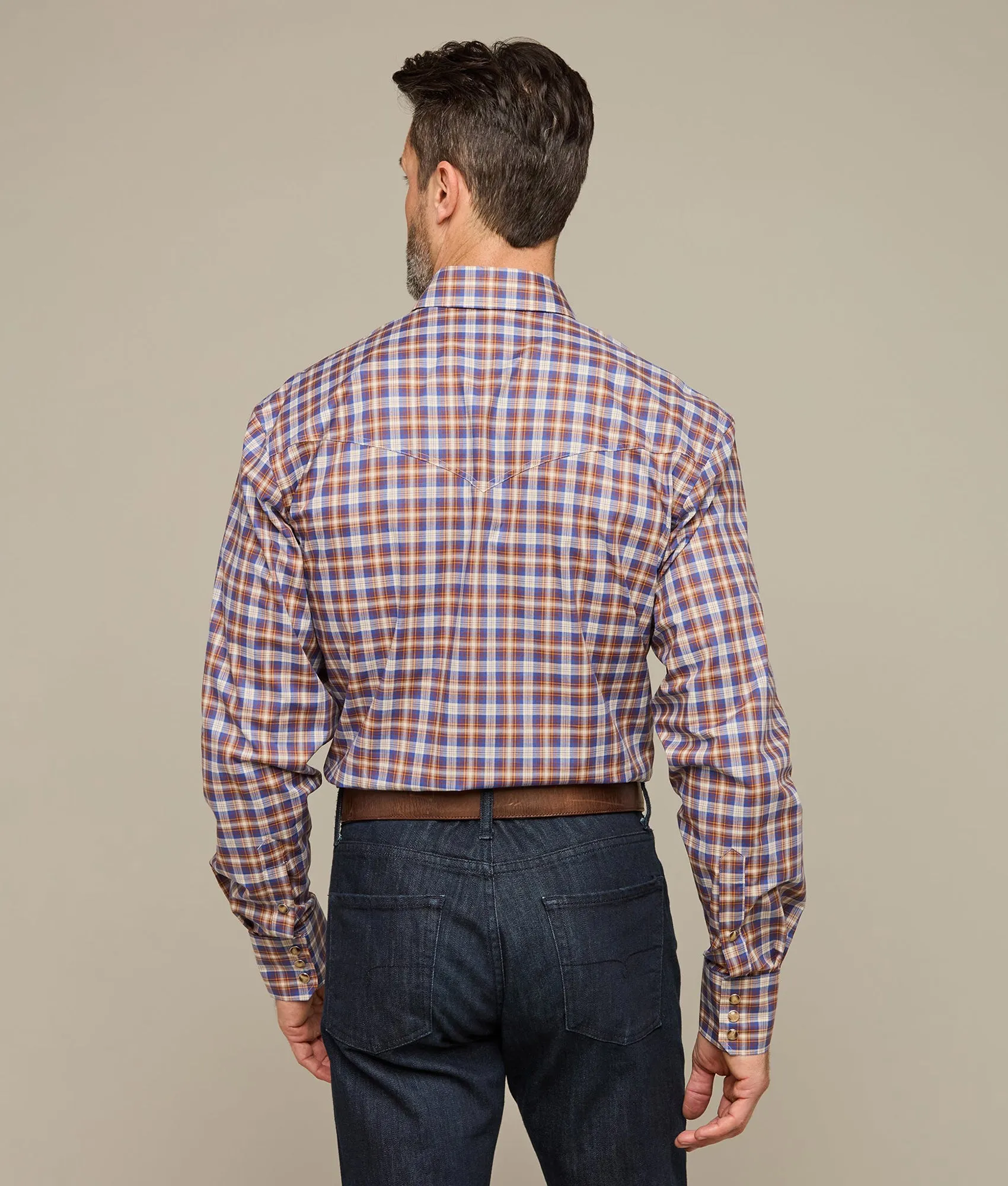 El Paso Plaids :: Blue/Brown Plaid