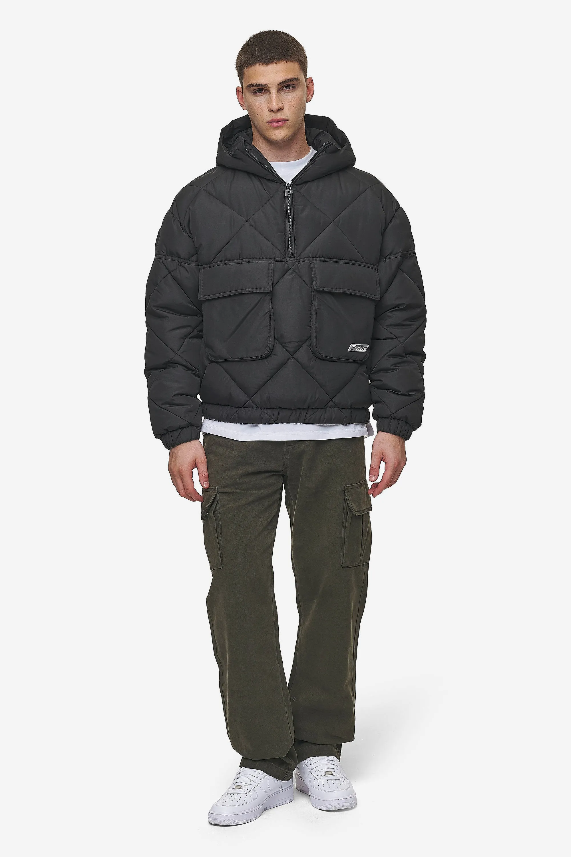 Eldred Jump-In Puffer Jacket Black