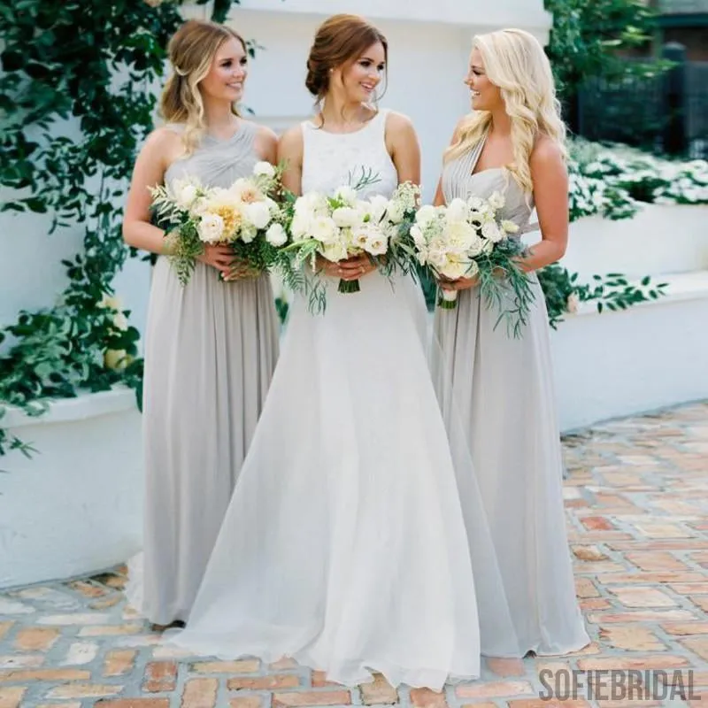 Elegant Lace Bridesmaid Dresses, Short Bridesmaid Dresses, Dark Grey Bridesmaid Dresses, PD0494