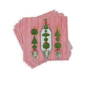 Eloise Red Cocktail Napkins