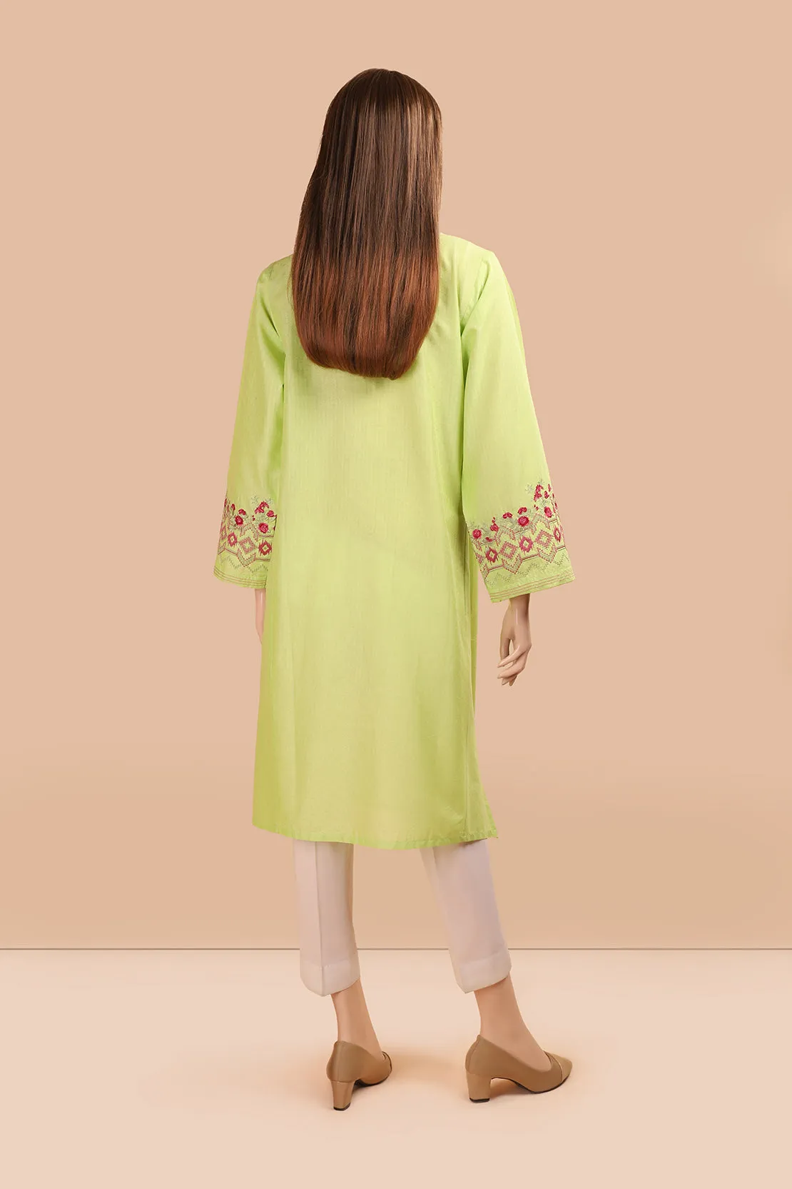 Embroidered Jacquard Lawn Stitched Shirt