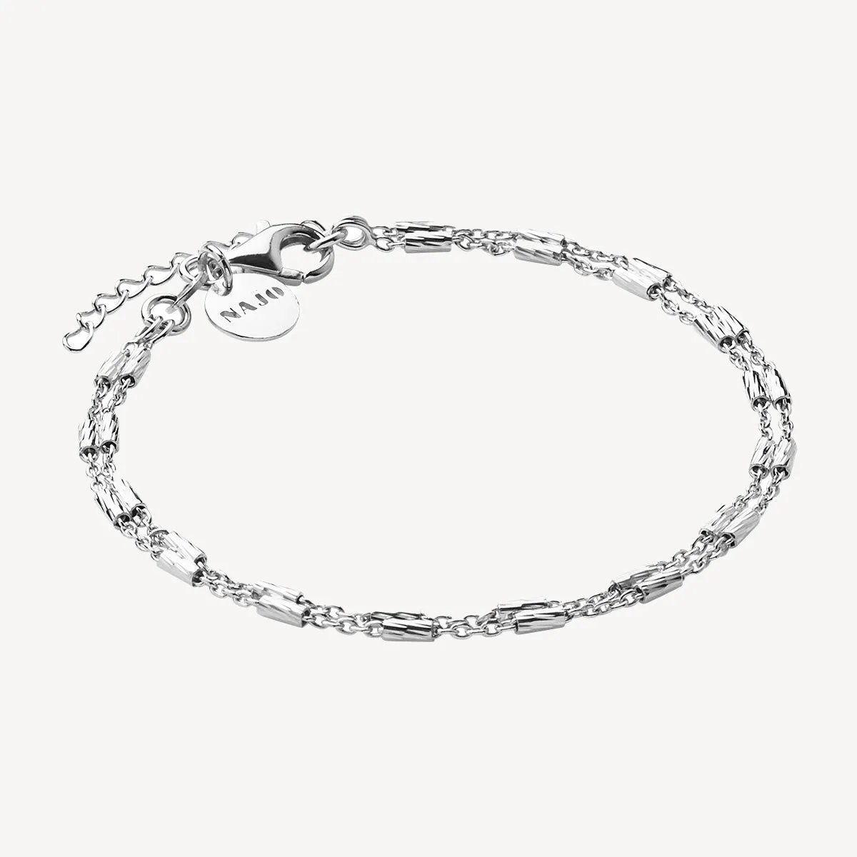 Equilibrium Double-Strand Bracelet (18.5cm   3cm ext)