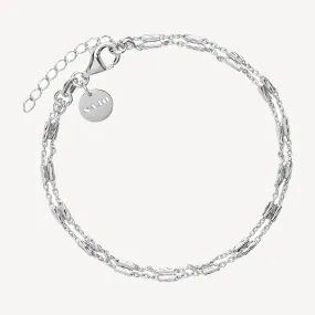 Equilibrium Double-Strand Bracelet (18.5cm   3cm ext)