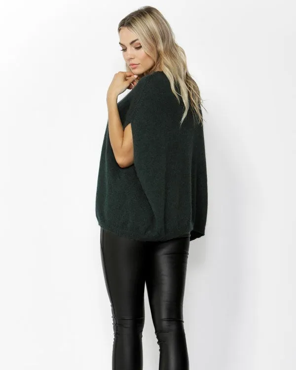 Fate Never Ending Winter Knit Top Deluxe Green