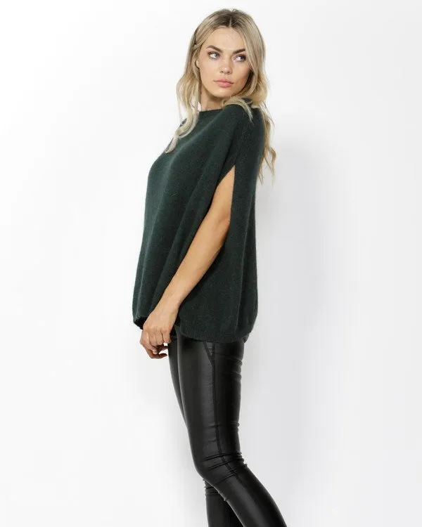 Fate Never Ending Winter Knit Top Deluxe Green