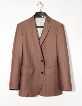 FINAL SALE: BKT50 Tailored Jacket in Wool Herringbone - Sepia