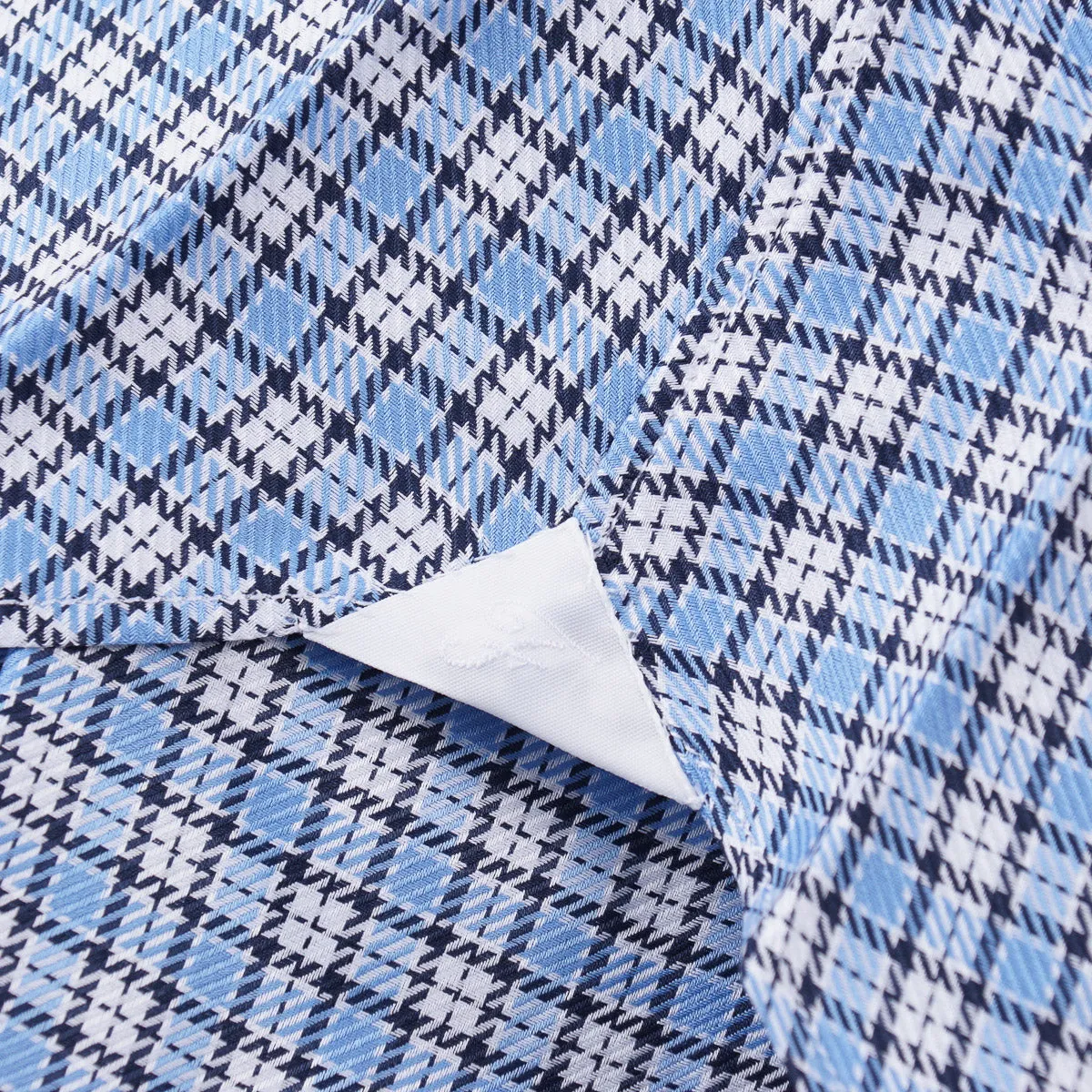 Finamore Woven Check Cotton Shirt