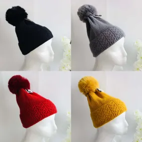 Fleece Lined Cable Bobble Hat