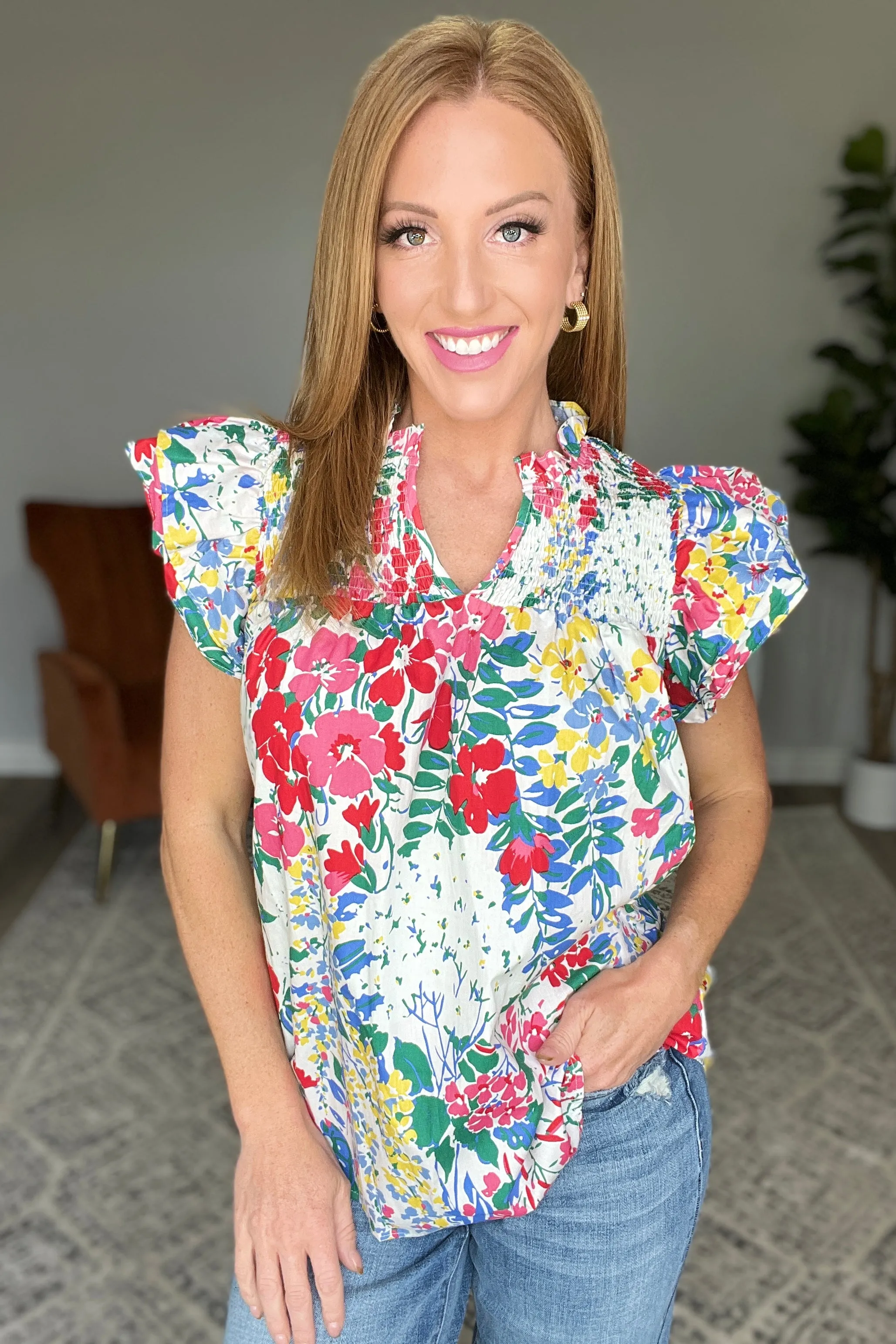 Floral Impressions Blouse