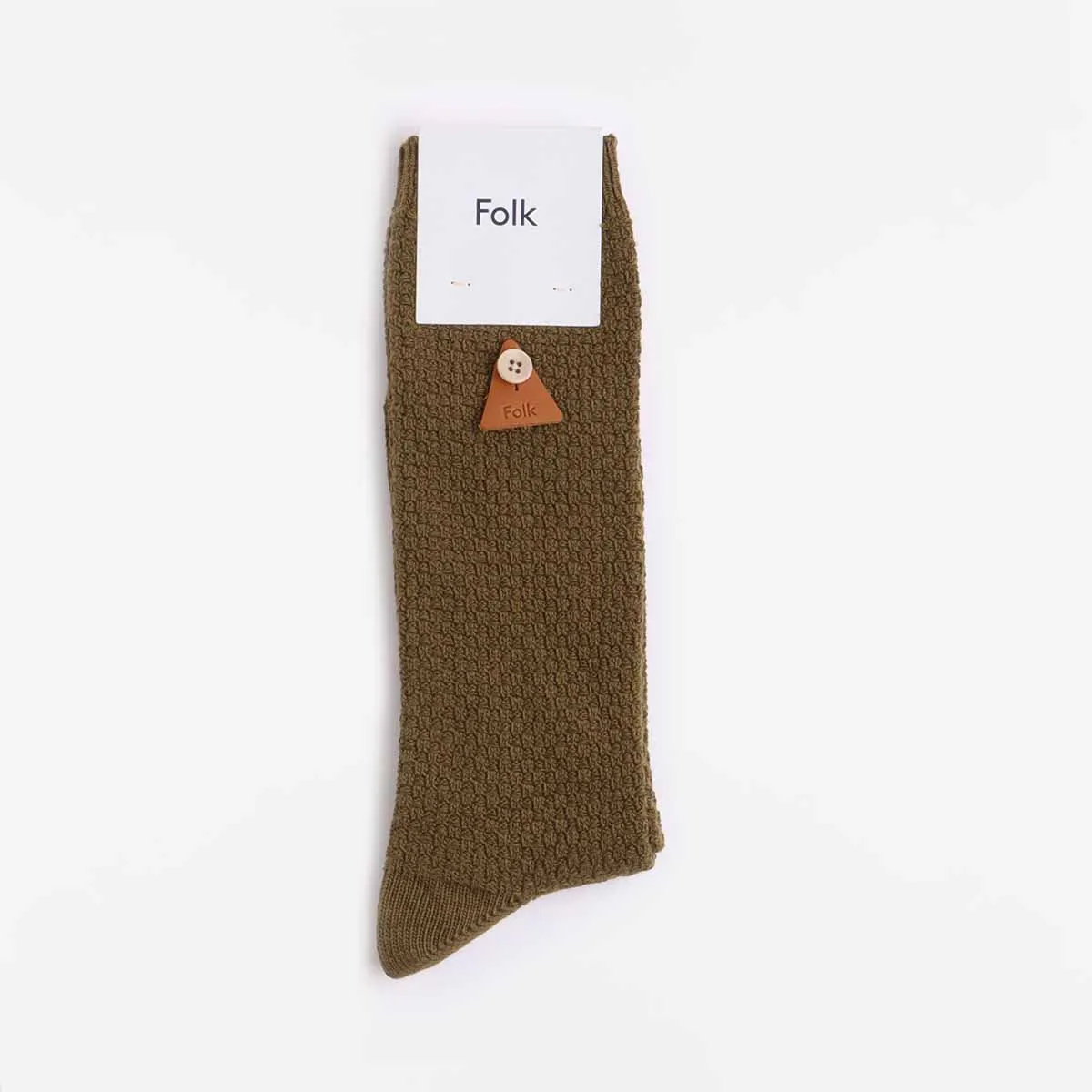 Folk Waffle Socks