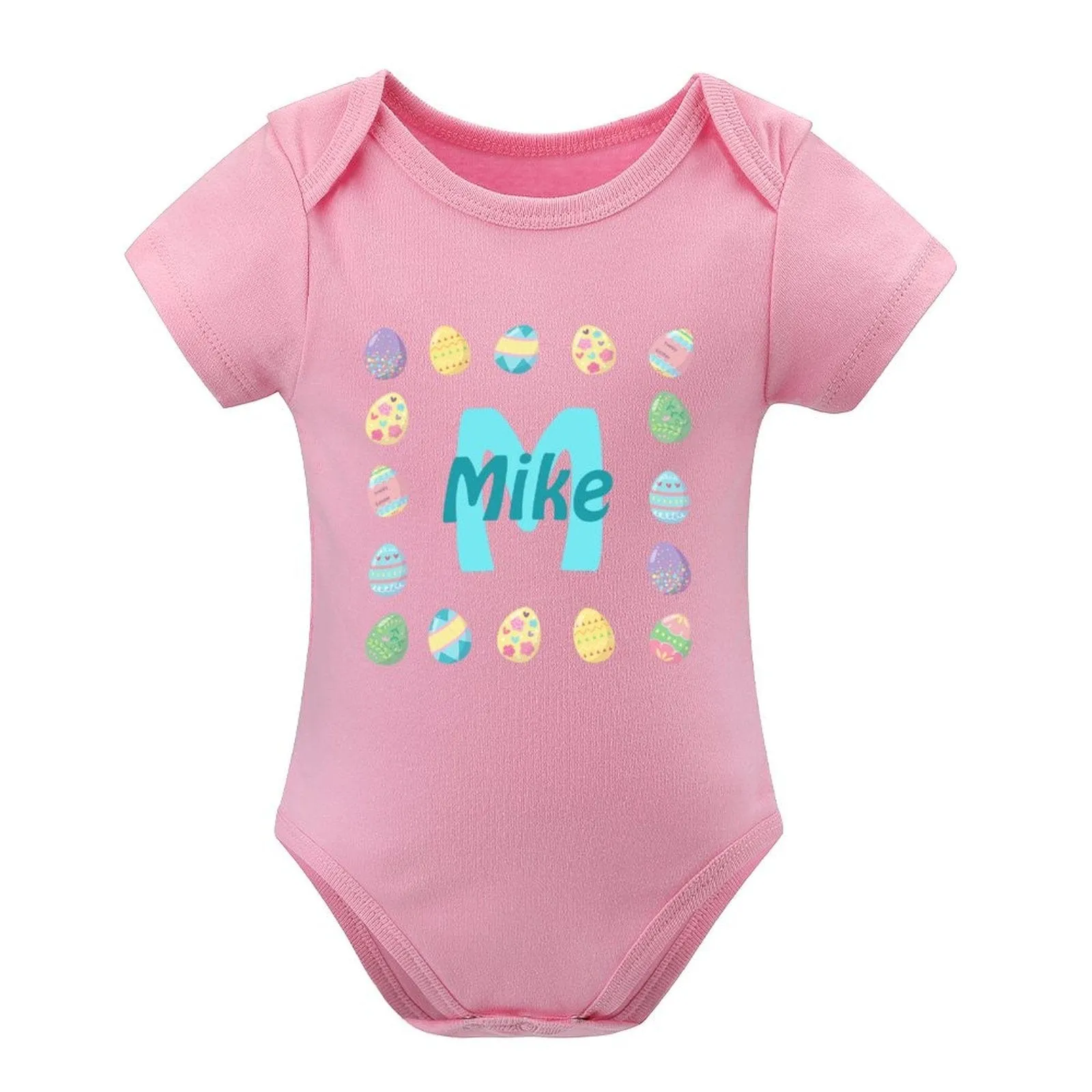 #For 3M-2T Custom Name Childlike Egg Newborn Baby Bodysuit Girls Boys Baby Jumpsuit Personalized Summer Bubble Romper