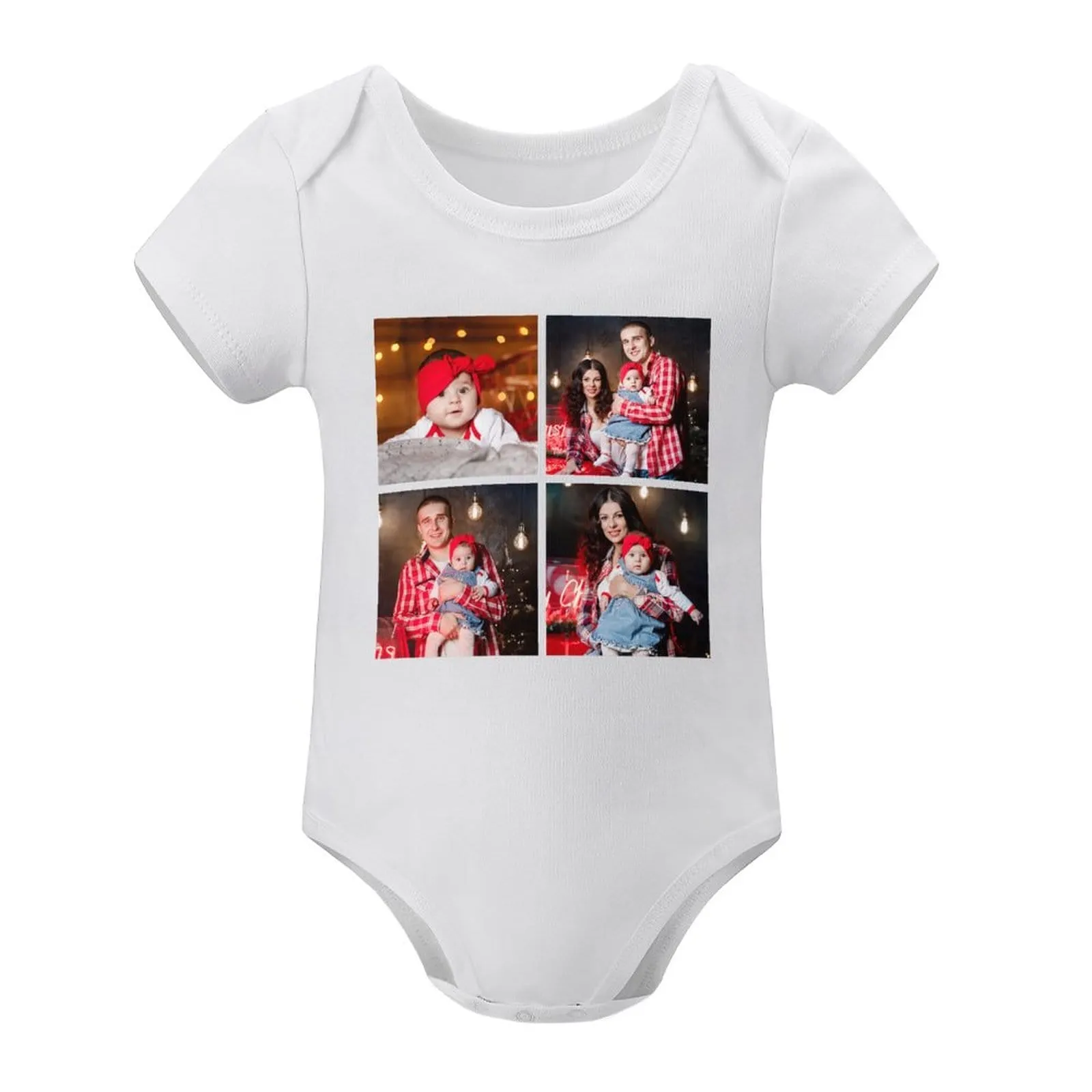 #For 3M-2T Custom Photo Warm Family Newborn Baby Girls Boys Baby Jumpsuit Bodysuit Personalized Baby Bubble Romper