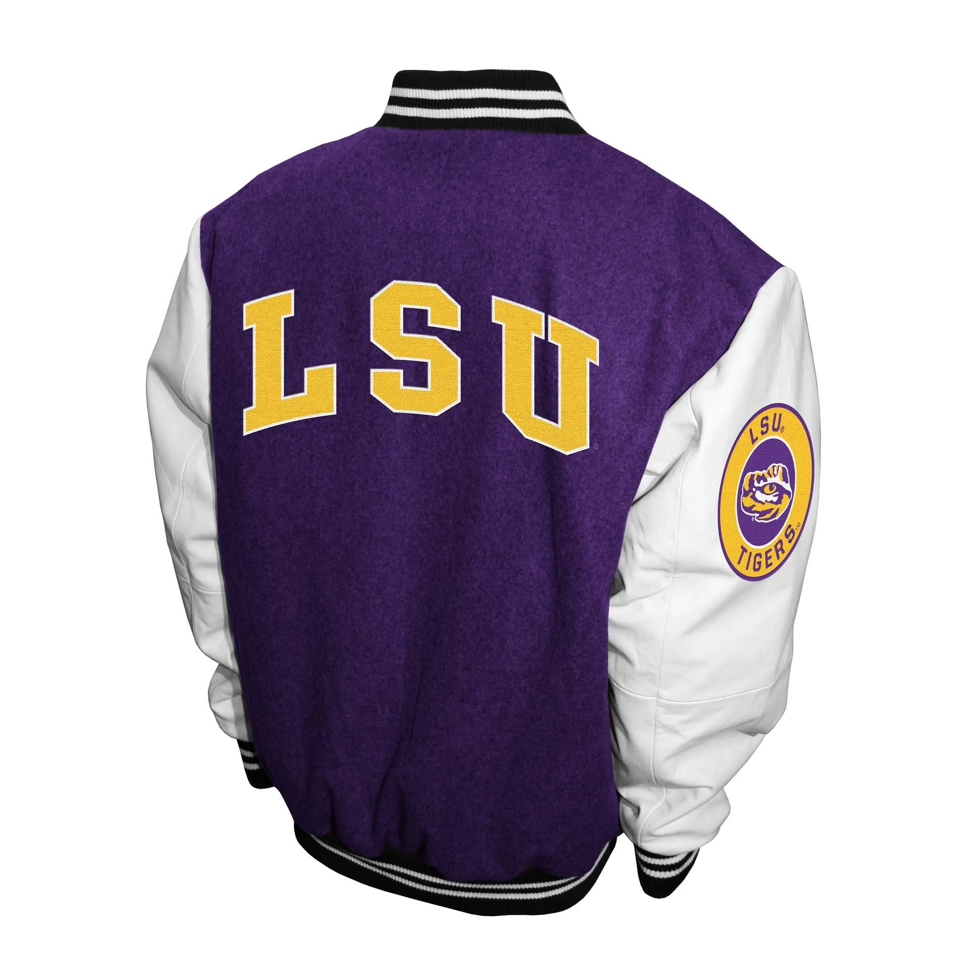 Franchise Club Mens NCAA Wool Varsity Letterman Jacket-03